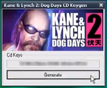Serial key kane and lynch 2 dog